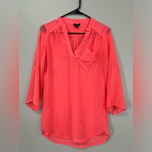 rue21 - Hot Pink Sheer Blouse